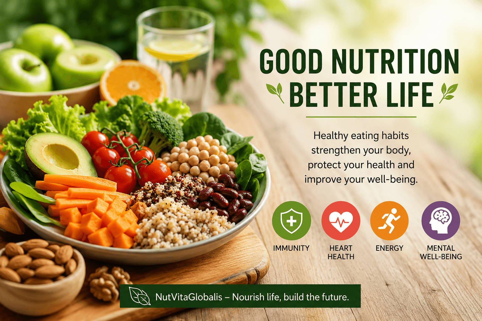 Qu'est-ce que la nutrition et pourquoi une bonne alimentation est-elle essentielle à notre santé et à notre bien-être ?